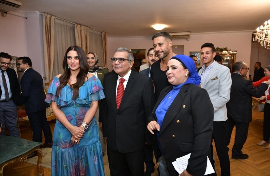 Dr. Ashraf, Dr.  Rania El Gohary, the star Dora and the artist Ahmed El Saadany