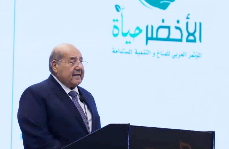 رئيس مجلس الشيوخ مصر من أكثر الدول المعرضة لمخاطر التغيرات المناخية