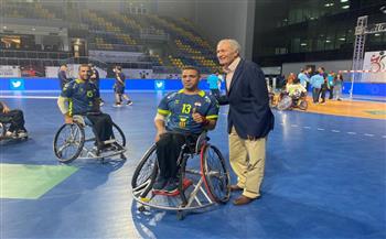         L'équipe égyptienne de handball en fauteuil roulant a battu l'Inde lors du premier match amical 