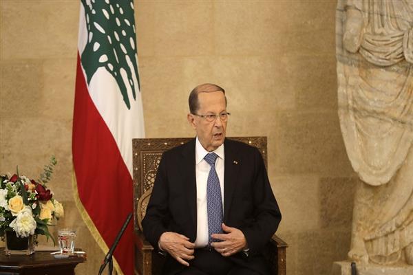 الرئيس اللبناني يتسلم رسالة خطية باقتراحات الوسيط الأمريكي لترسيم الحدود البحرية مع إسرائيل