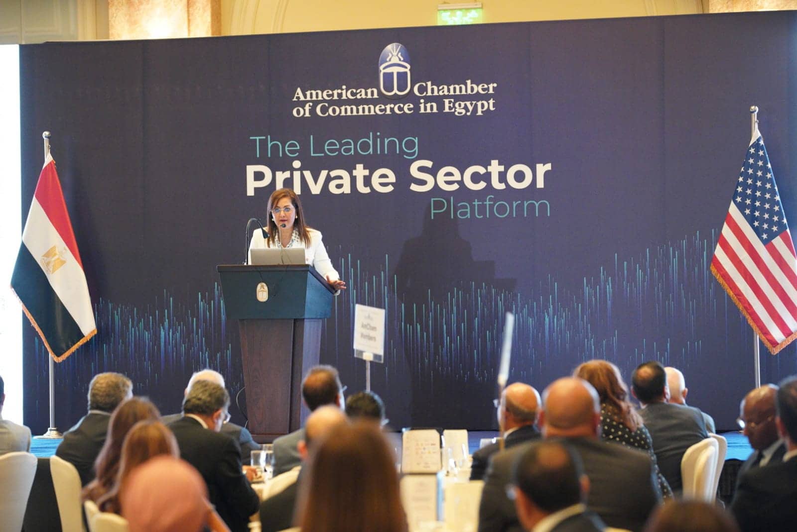 وزيرة التخطيط تؤكد استمرار التعاون بين الحكومة وغرفة التجارة الأمريكية بالقاهرة