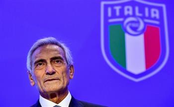    رئيس الاتحاد الإيطالي يطلب مساندة الحكومة في تنظيم بلاده لـ;يورو ;
