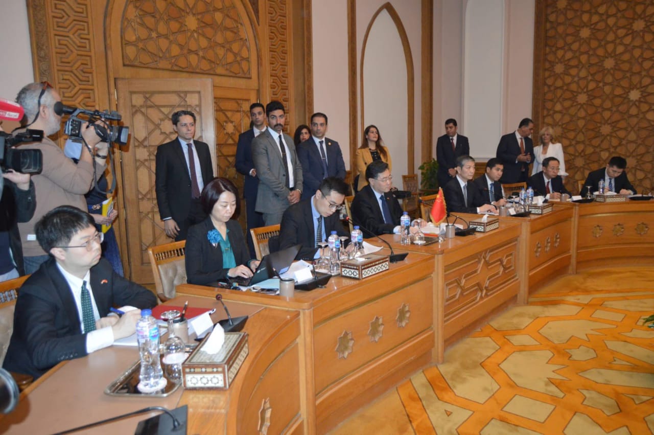 جلسة مباحثات موسعة بين وفدى مصر والصين بـ الخارجية 