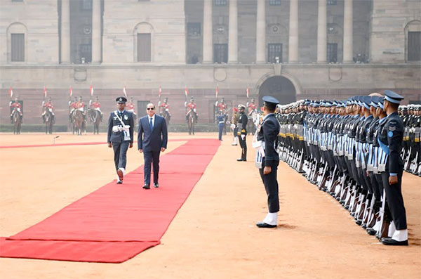الرئيس السيسي يؤكد حرص مصر على تدعيم وتعميق الشراكة الإستراتيجية الممتدة مع الهند 