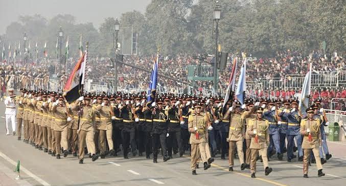 مشاركة القوات المسلحة في عروض احتفال الهند بيوم الجمهورية