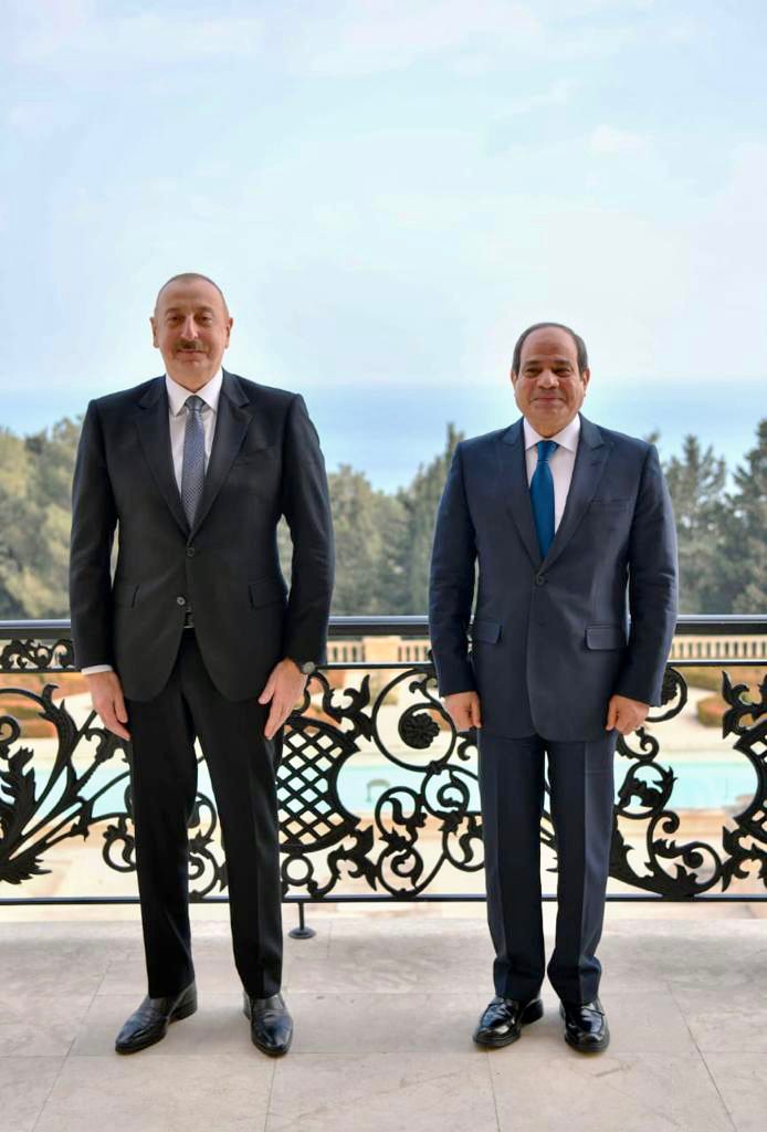 الرئيس السيسي ونظيره الأذري يشهدان التوقيع على عدد من مذكرات التفاهم