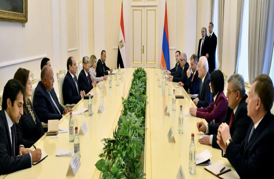 زيارة الرئيس السيسي لأرمينيا