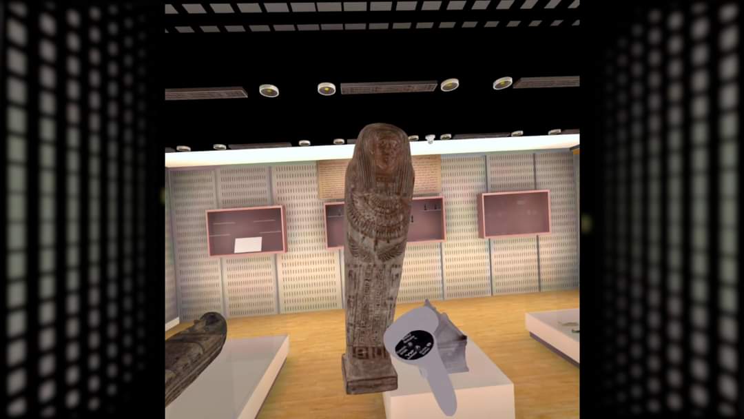 متحف الآثار التخيلي بمكتبة الإسكندرية