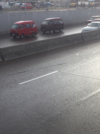 سقوط أمطار على أنحاء الإسكندرية