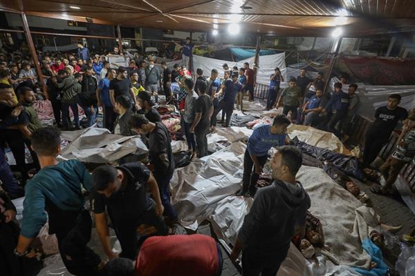 إعلام فلسطيني: غارة للاحتلال قرب المستشفي المعمداني شرقي غزة