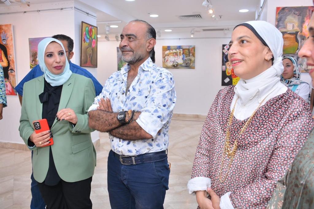  افتتاح معرض   شعبيات مصرية ٢   للفنانة التشكيلة هناء جلال لإحياء التراث المصري