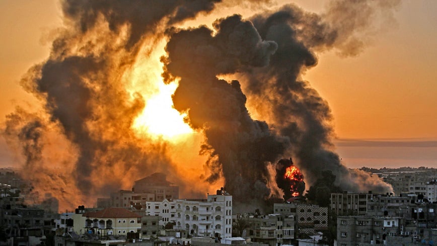 قصف جوي ومدفعي إسرائيلي يستهدف مناطق شرق خان يونس جنوبي غزة