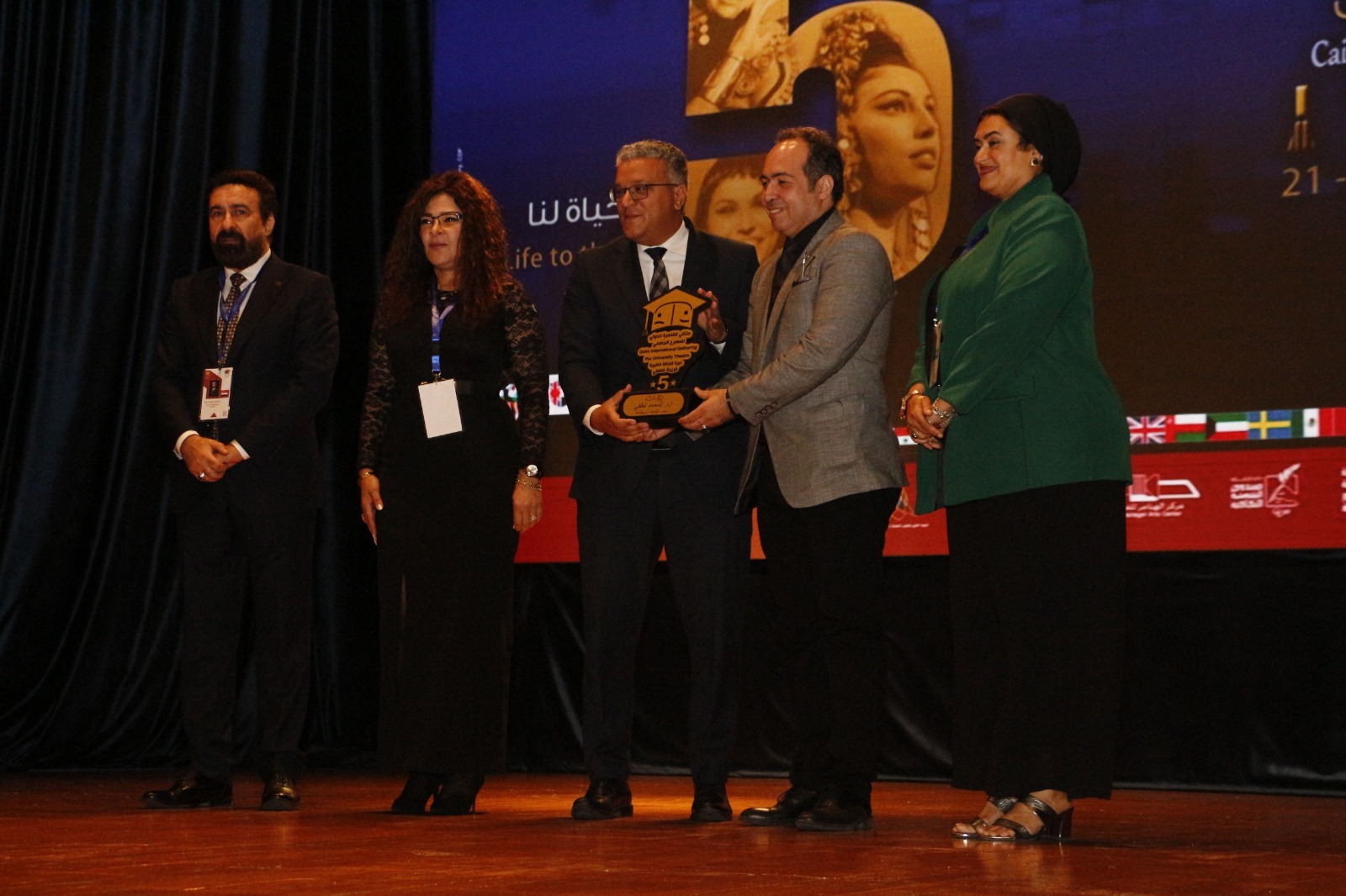 افتتاح الدورة الخامسة لملتقى القاهرة الدولي للمسرح الجامعي 