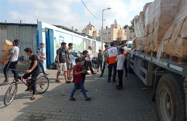 مصدر رفيع المستوى الوفد المصري تمسك بضرورة العمل الفوري لإدخال ما لا يقل عن  شاحنة مساعدات لقطاع غزة يوميا