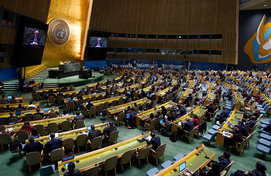 الجمعية العامة للأمم المتحدة تعتمد خمسة قرارات لصالح فلسطين بأغلبية ساحقة