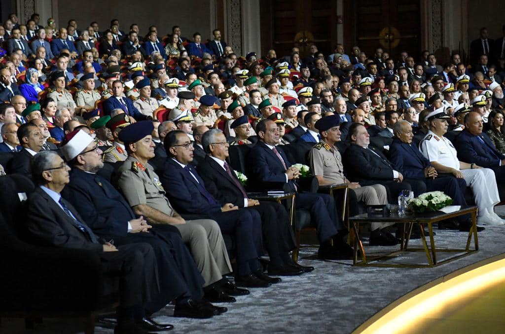 المتحدث الرئيس ينشر صور الرئيس السيسي خلال الندوة التثقيفية بمناسبة الذكرى الـ   لنصر حرب أكتوبر المجيدة