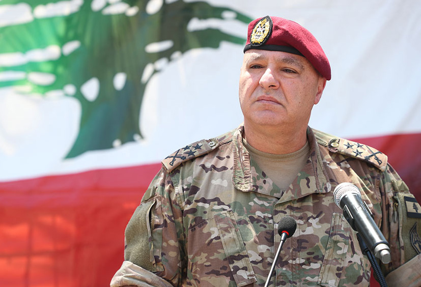 قائد الجيش اللبناني يبحث مع مسئولة أممية التطورات على الحدود الجنوبية
