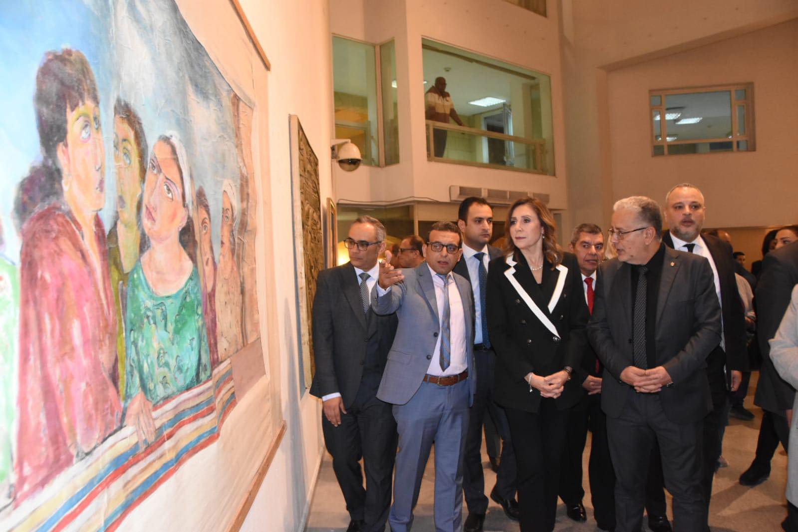 افتتاح معرض الفن التشكيلي  مصر قد الدنيا 