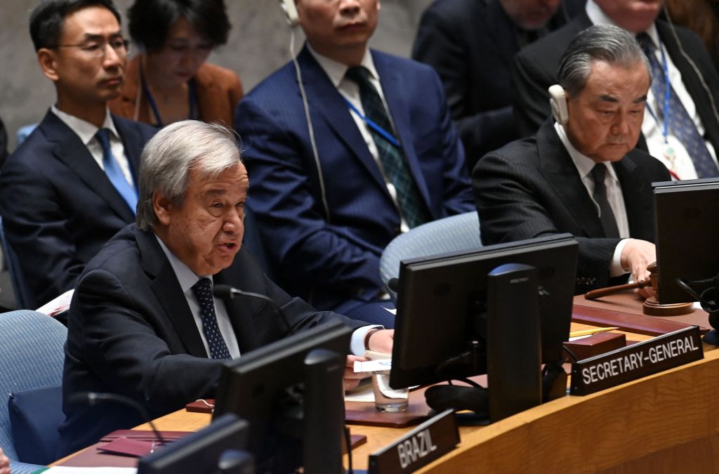 الأمين العام للأمم المتحدة  لا يجب غض الطرف  عن  الكارثة الإنسانية الملحمية  في غزة