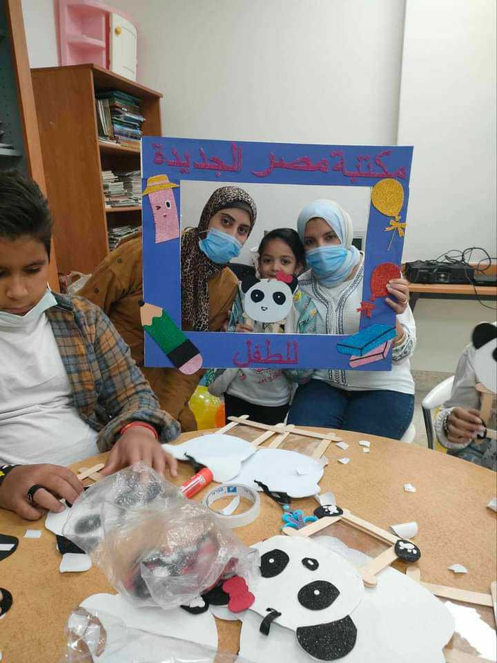 مكتبة مصر الجديدة للطفل فى زيارة لمستشفى ٥٧٣٥٧ 