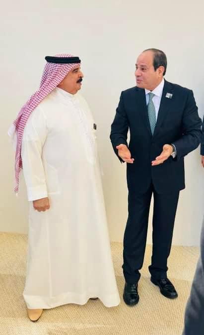 لقاء الرئيس السيسي وملك البحرين