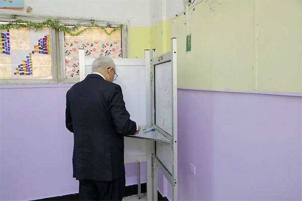 وزير التربية والتعليم يدلى بصوته في الانتخابات الرئاسية 