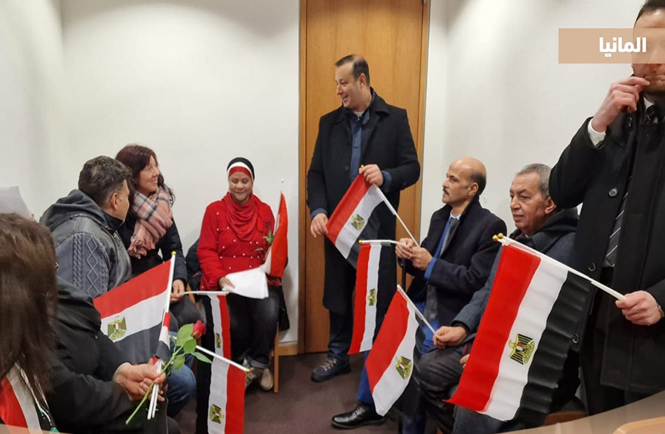 الحملة الانتخابية للمرشح الرئاسي عبدالفتاح السيسي مشاركة فعّالة من الناخبين المصريين بالخارج في ألمانيا | صور