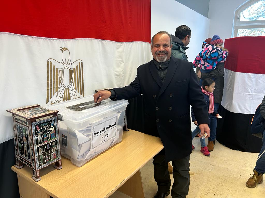 المصريين في مقاطعة جرتس يدلون بأصواتهم قبل إغلاق الصناديق الانتخابية