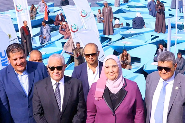 القباج تزور محافظة الأقصر وتستكمل مسيرة دعم صغار الصيادين ضمن المبادرة الرئاسية  بر أمان | صور