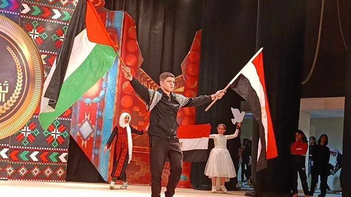  من حقي أعيش في سلام  احتفالية في قصر ثقافة العريش تضامنًا مع أطفال فلسطين | صور