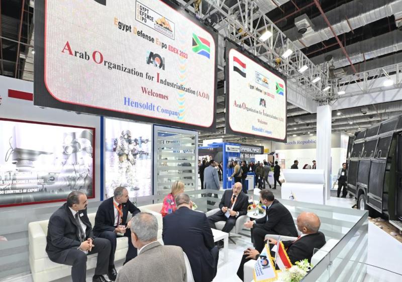  جناح الهيئة العربية للتصنيع بمعرض إيدكس 2023
