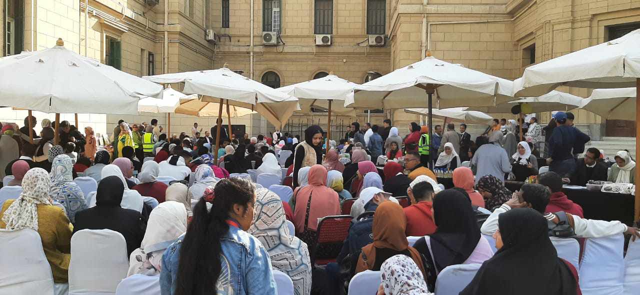 قصور الثقافة تحتفي بذوي القدرات الخاصة في يومهم العالمي بجامعة القاهرة |صور