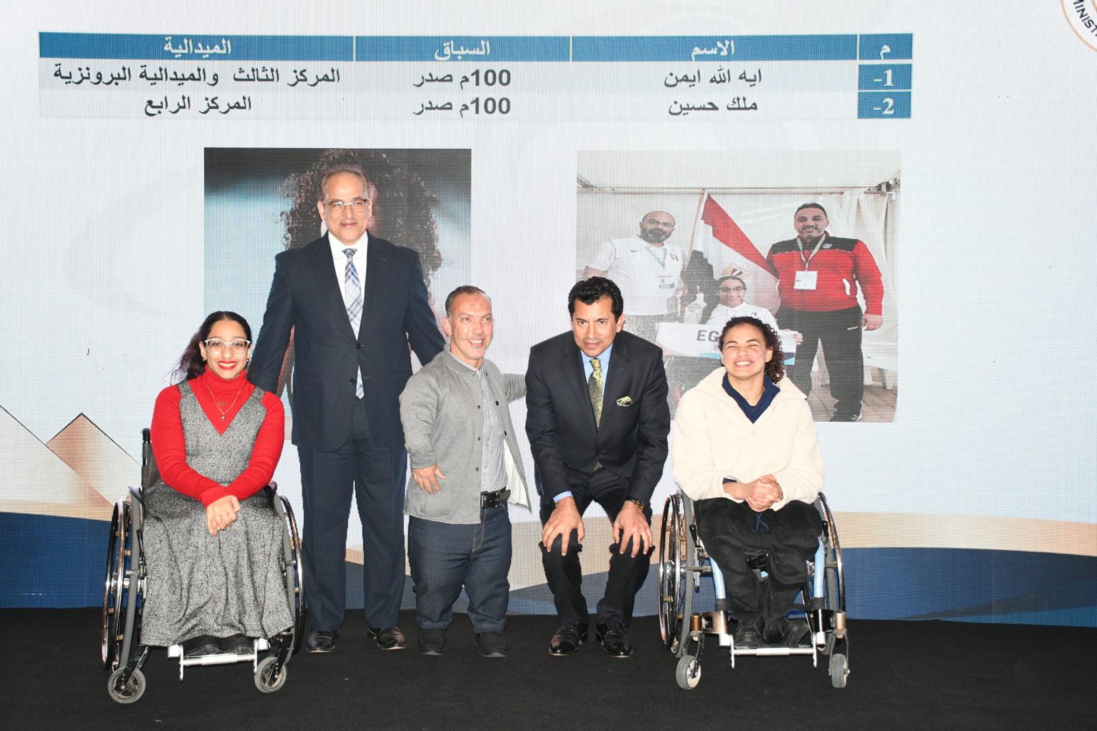 الدكتور أشرف صبحي وزير الشباب والرياضة يشهد احتفالية اللجنة البارالمبية