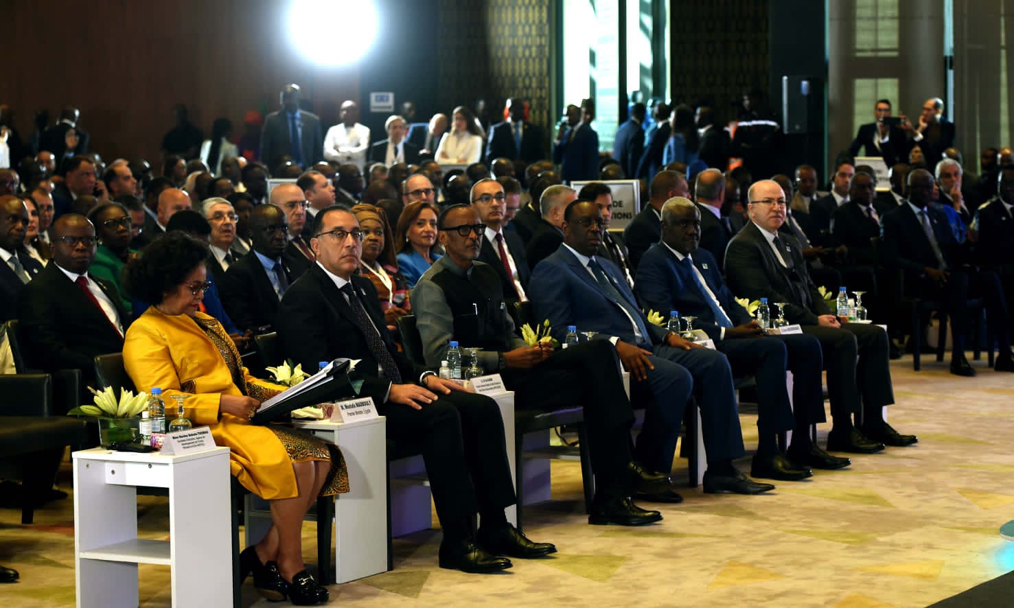مشاركة رئيس الوزراء فى قمة (داكار لتمويل تنمية البنية التحتية في إفريقيا)