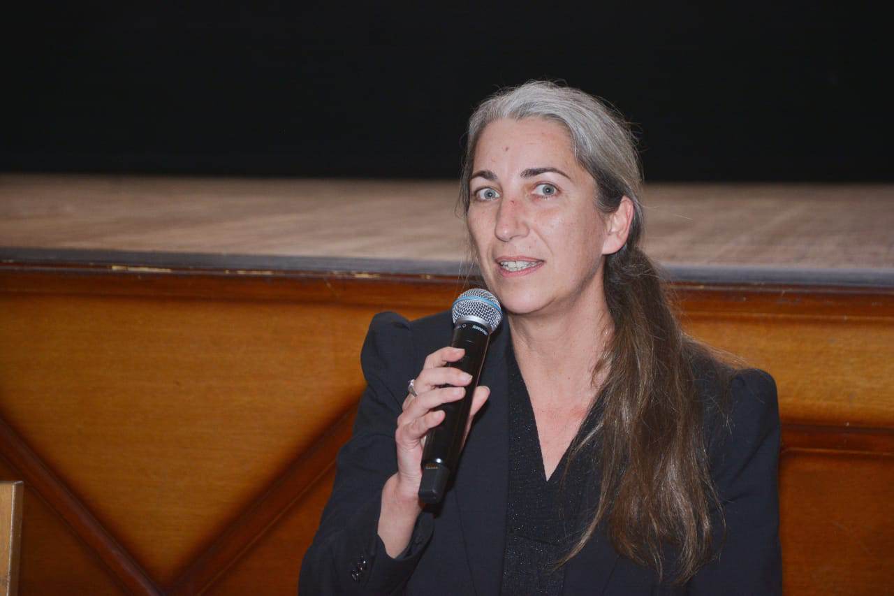 جانب من مناقشة آنا صوفيا جاك على هامش مهرجان الإسماعيلية للسينما التسجيلية