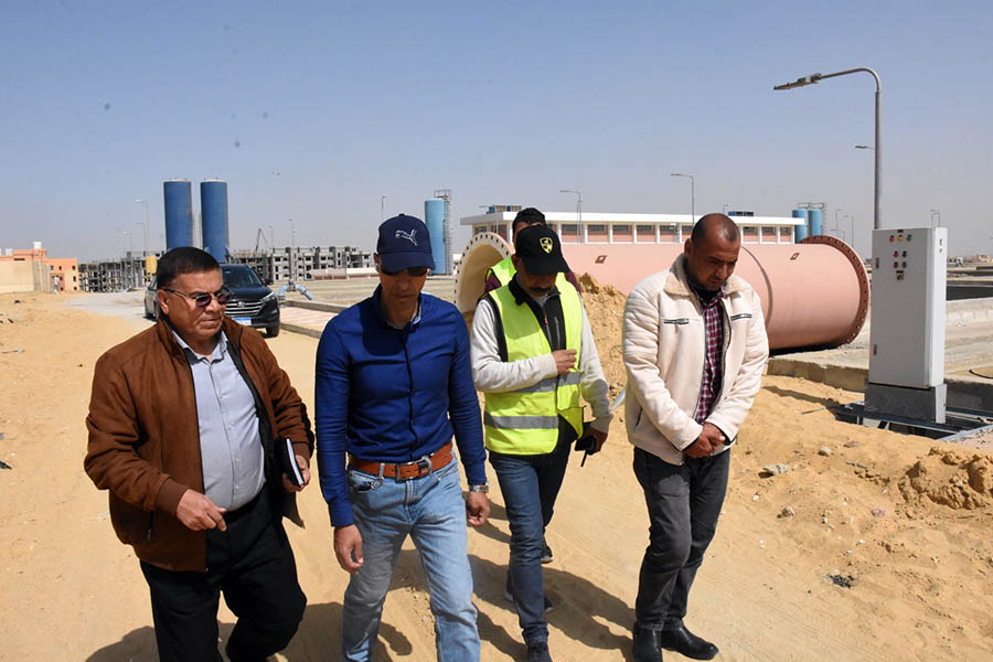 رئيس جهاز القاهرة الجديدة يتفقد محطة تنقية مياه الشرب ورافع مياه رقم  بالمدينة |صور