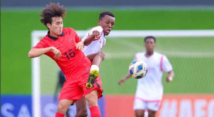 كوريا الجنوبية تقسو على عمان في بداية مشوارها ببطولة كأس آسيا للشباب
