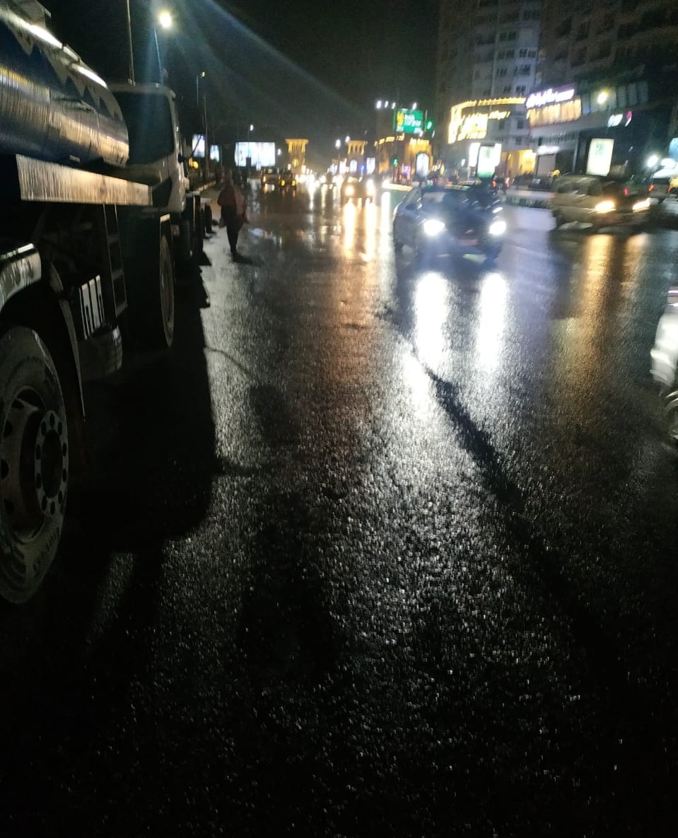 سقوط الأمطار بالإسكندرية