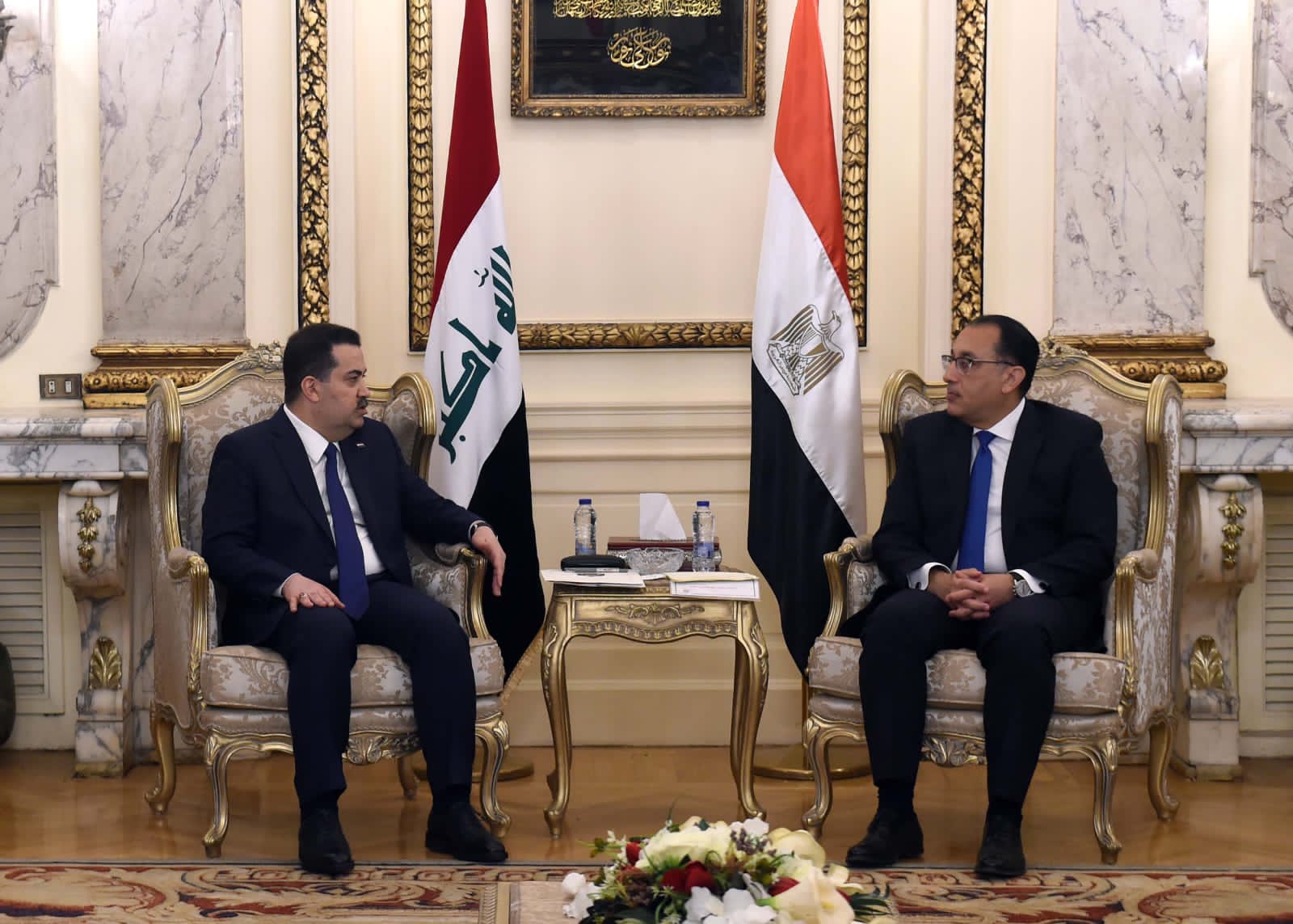 مدبولي ونظيره العراقي يتفقان على تفعيل مذكرات التفاهم بين البلدين خلال الشهرين المقبلين