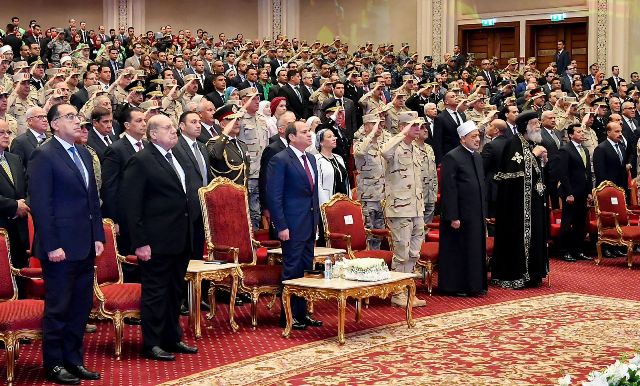 الرئيس السيسي خلال الندوة التثقيفية الـ (٣٧) للقوات المسلحة في ذكرى يوم الشهيد