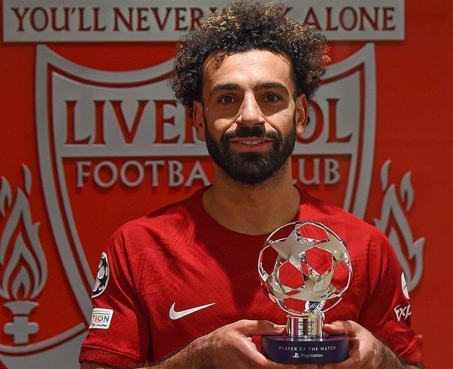 محمد صلاح رجل مباراة ليفربول ونوتينجهام  