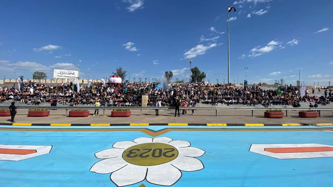 انطلاق مهرجان الربيع في الموصل شمالي العراق بعد انقطاع  عاما بحضور حكومي وشعبي