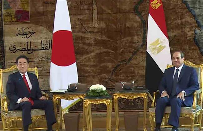 الرئيس السيسي يدعو الحكومة اليابانية لضخ المزيد من الاستثمارات في مصر -  بوابة الأهرام