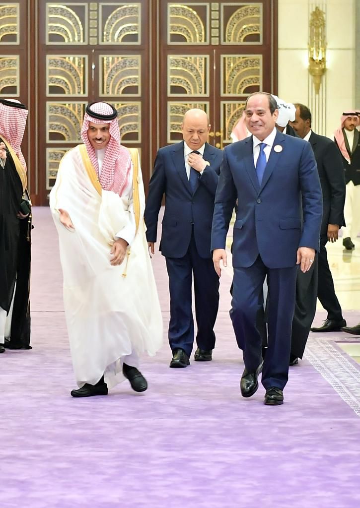 مشاركة الرئيس السيسي فى القمة العربية فى جدة