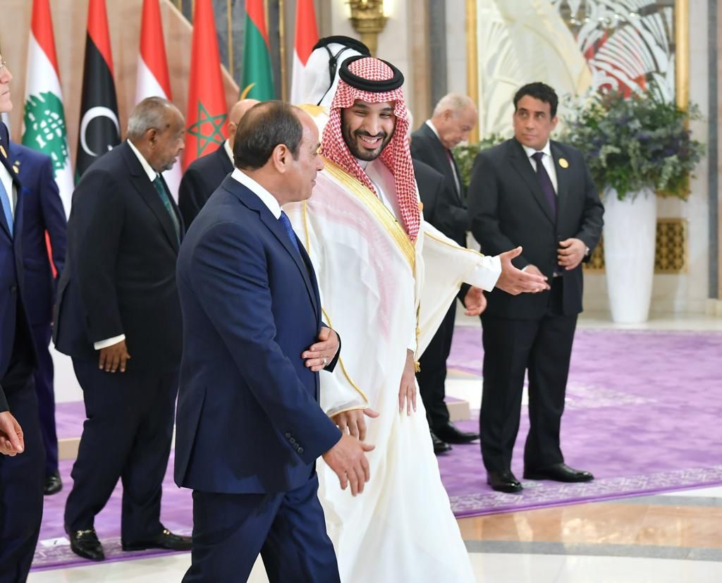 مشاركة الرئيس السيسي فى القمة العربية فى جدة