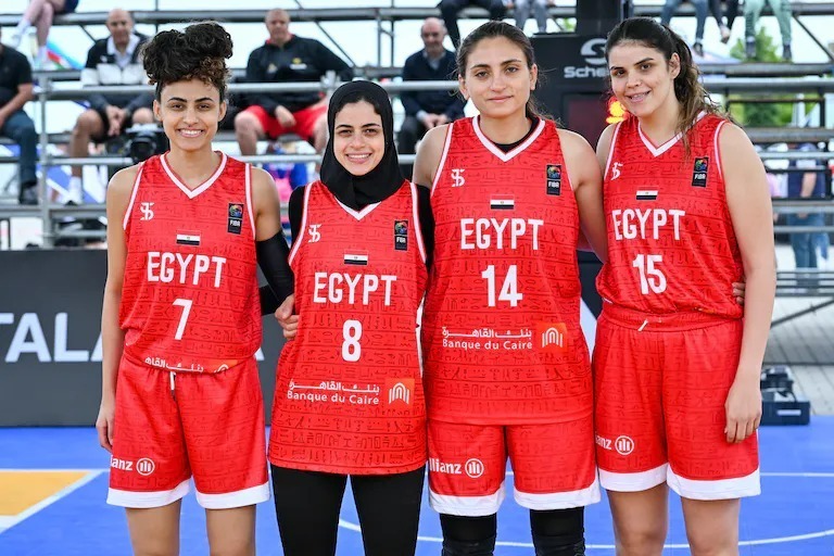 منتخب مصر لسيدات السلة x يحصد الميدالية الفضية في بطولة Women Series