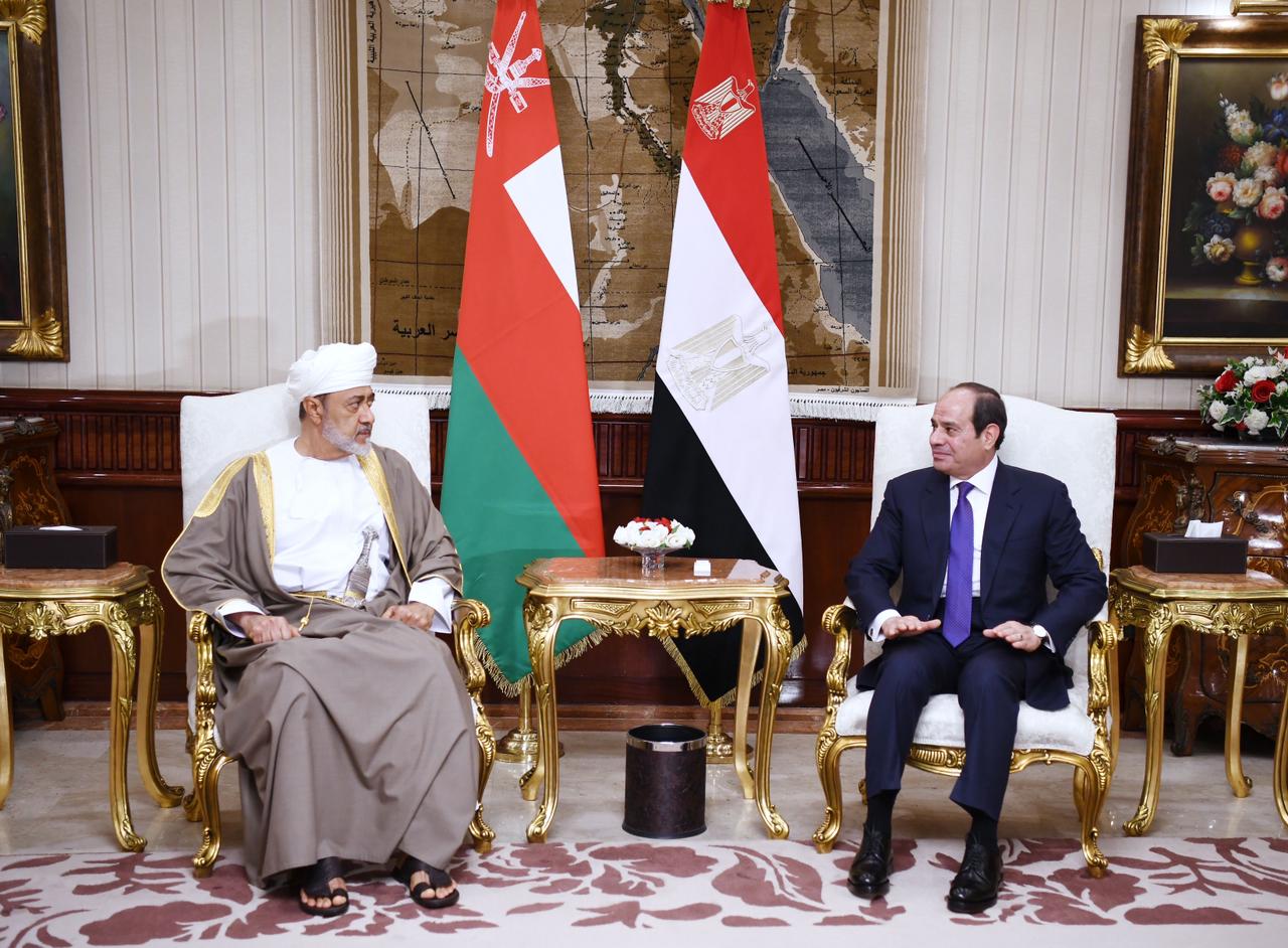 استقبال ومباحثات الرئيس السيسي وسلطان عمان 