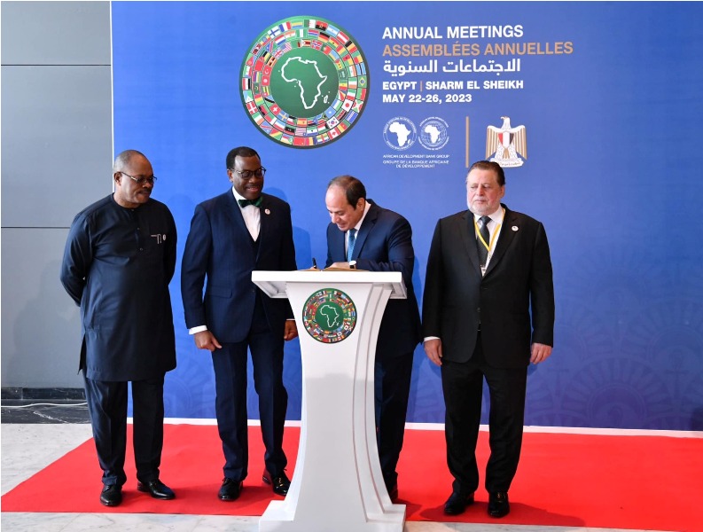 مشاركة الرئيس السيسي في افتتاح الاجتماعات السنوية لبنك التنمية الأفريقي