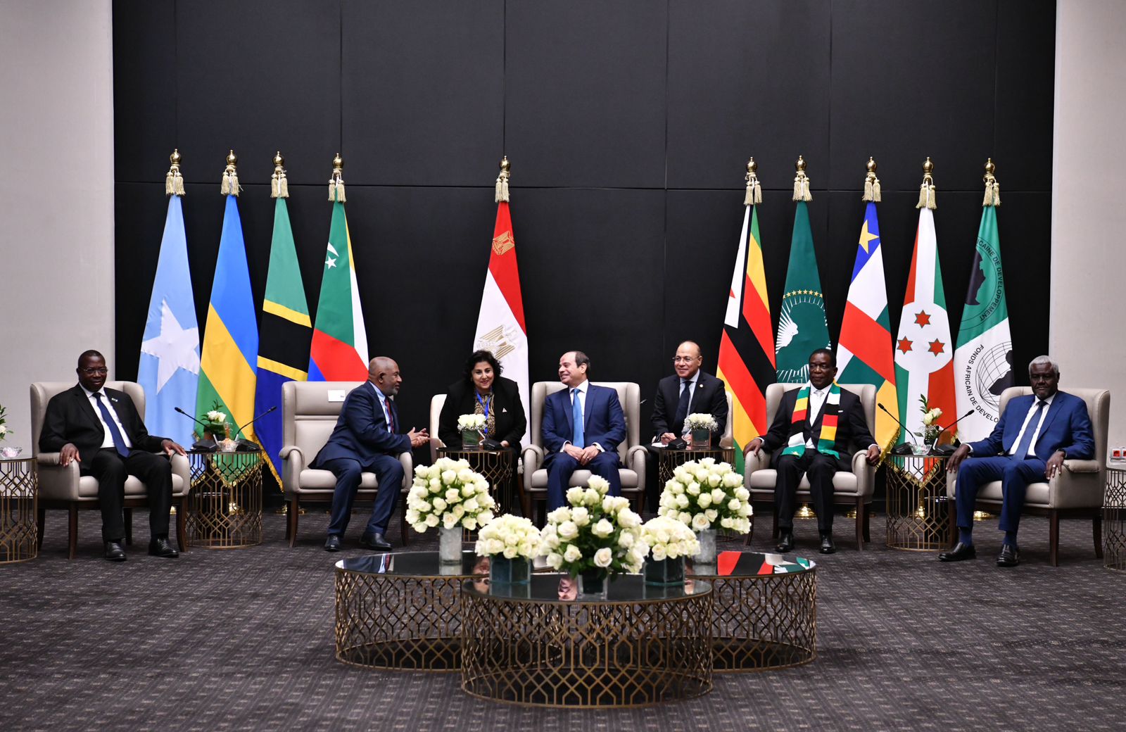 افتتاح الرئيس السيسي الاجتماعات السنوية لبنك التنمية الأفريقي