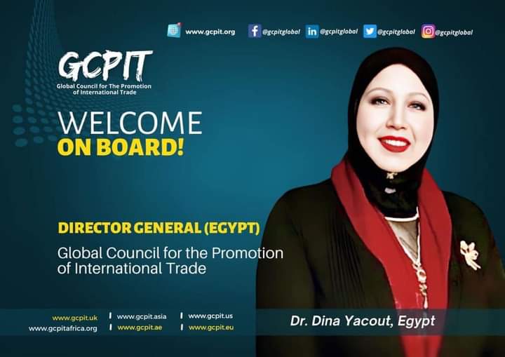 اختيار ;دينا ياقوت; ممثلًا لمصر في المجلس العالمي لتعزيز التجارة الدولية